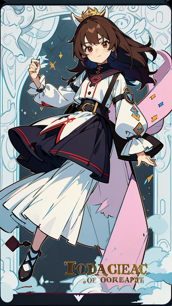 there is a photo of a girl dressed as a cat, uniforme de estudiante de la escuela de magia, minifalda plisada, usando falda, traje femenino, traje de mucama, falda negra, falda plisada, anime estilo 3d, usando una falda, render de una linda chica anime 3d, modelo de cuerpo completo anime vtuber, estilo anime plano, Gothic pastel, colores suaves y lindos, colores lindoa en su ropa, brown hair, en cuarto de chica gamer