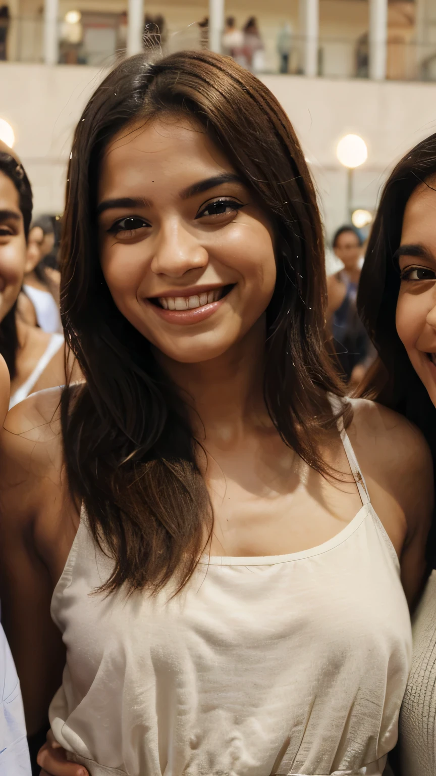  10 Pessoas, varias pessoas,  muita gente sorrindo e felizes