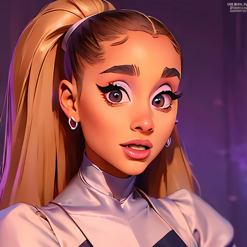 um close de uma mulher, ariana grande, fotografia de ariana grande, ariana grande como uma sereia, retrato de ariana grande, ava max, retrato de Kim Petras, face like exposed ester, bela obra de arte, photo shoot for glossy magazine, papoula, alexa grace, 
