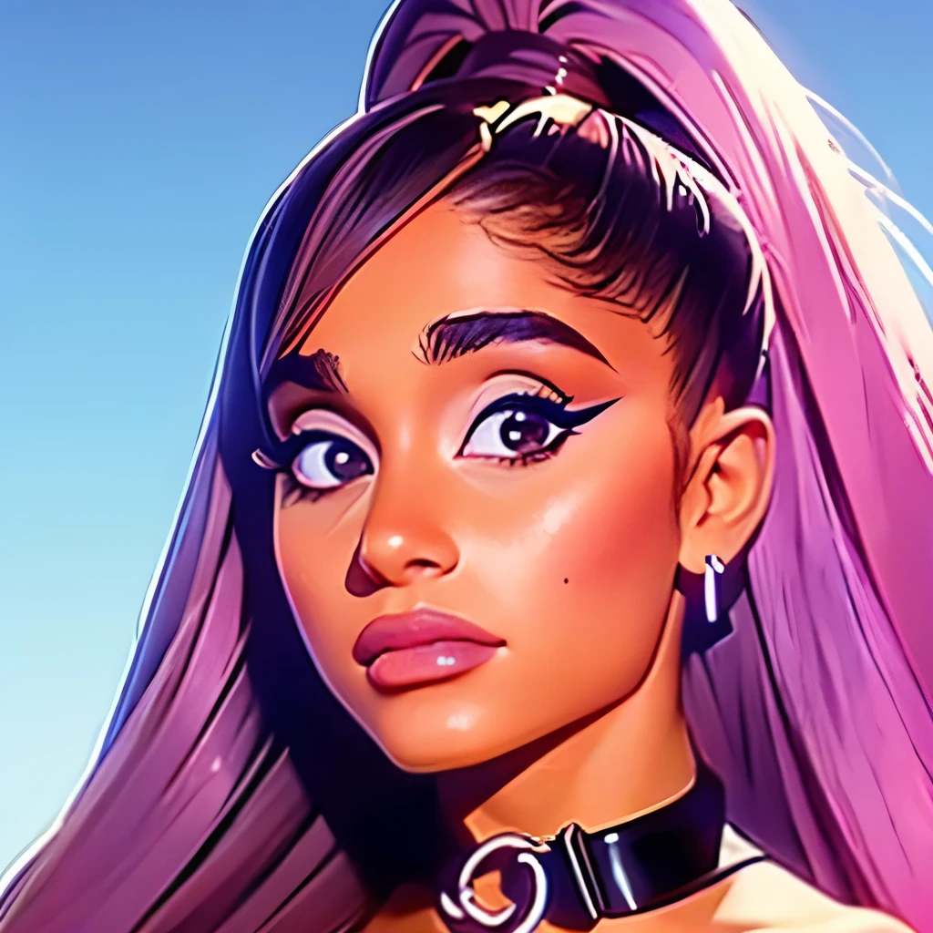 um close de uma mulher, ariana grande, fotografia de ariana grande, ariana grande como uma sereia, retrato de ariana grande, ava max, retrato de Kim Petras, face like exposed ester, bela obra de arte, photo shoot for glossy magazine, papoula, alexa grace, 