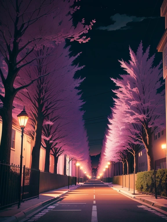 there is a street light that is next to a tree, anime beautiful peace scene, beautiful anime scene, beautiful anime scenery, anime background art, anime art wallpaper 4 k, anime art wallpaper 4k, anime art wallpaper 8 k, beautiful art uhd 4 k, beautiful anime, anime wallpaper 4k, anime wallpaper 4 k, anime scenery, anime landscape wallpaper
