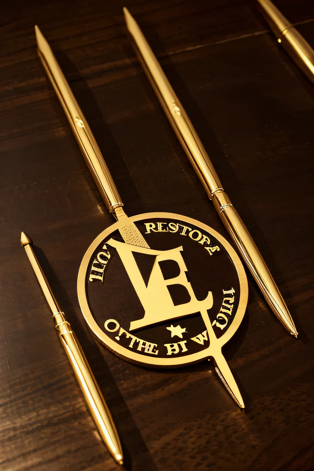 Make a logo with the letters CIA for the skewer and petiscaria.