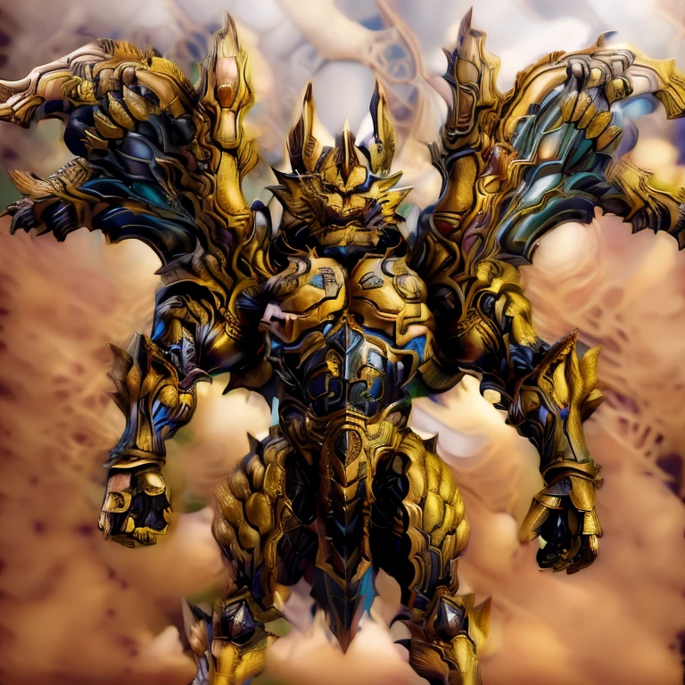 (Zeraora), (masterpiece, best quality, detailed:1.5), (nj5furry)
sparkling skin,
Vibrant colors, 4K,
GOLD armor,
Its full plate armor emphasizes the muscles.
big muscle (pecs, triceps, traps)
unusually developed muscular body,
body full of huge muscles.
showing off muscles,
pectorales enormes.
Exaggeratedly huge muscles.
Gigachad Muscular,
Very muscular, Large pecs,
Spread wings,
It has wings.
have big wings.
has 10 large wings.
It has large golden wings.
The feathers on its wings are detailed and realistic.