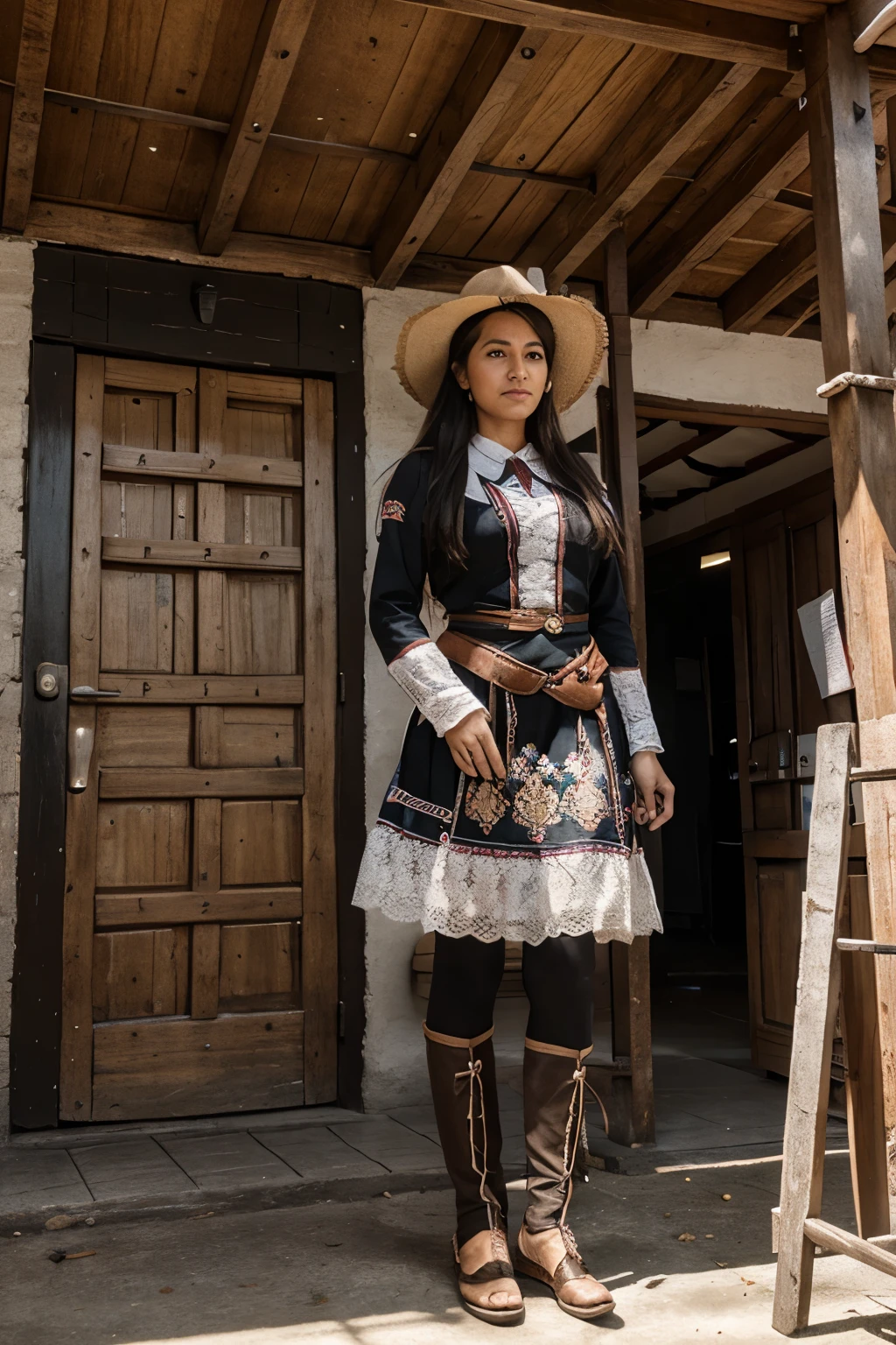 Folklore stand in the department of Nariño