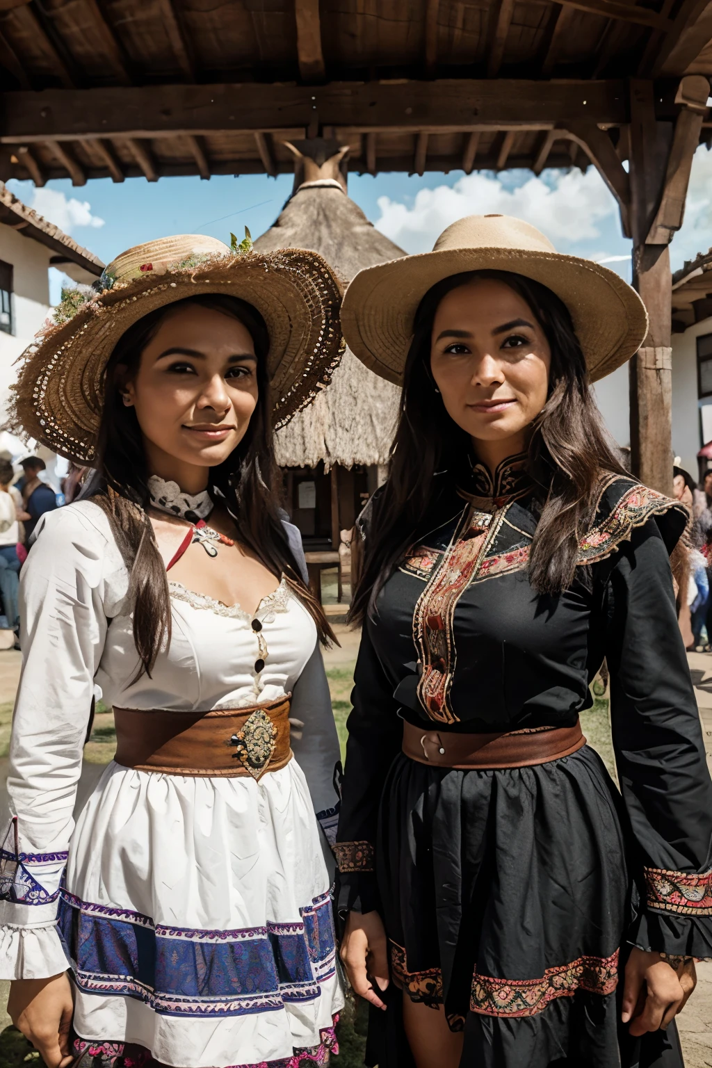 Folklore stand in the department of Nariño 