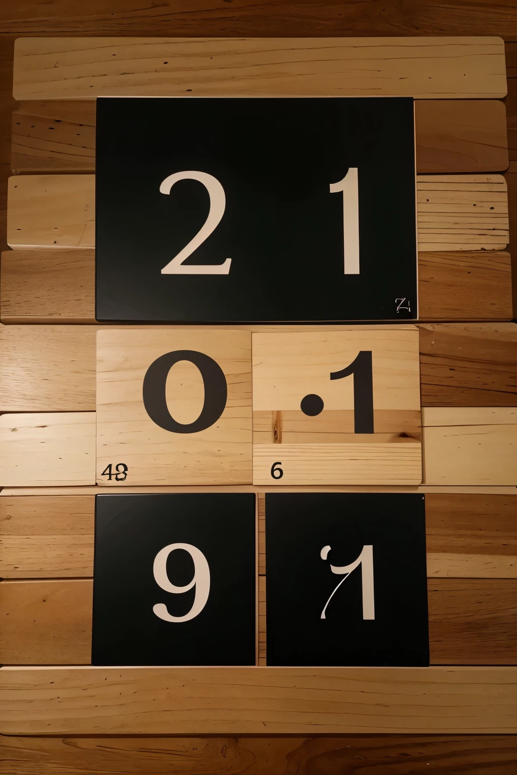A picture with numbers from 01 to 100 and write in the middle here solve