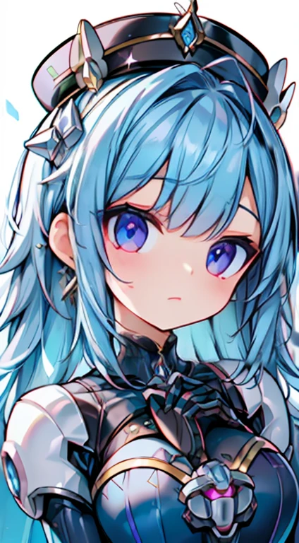 Melhor qualidade，obra-prima，Final Resolution，Suave，extremamente colorido，De cor，Princesa sereia，(D.Ele vai para Overwatch com seu terno azul original:1.4)，Medias de tirantes negras，Android estrelado!,8K mais detalhado.motor irreal:1.4,UHD,La Melhor qualidade:1.4, fotorrealista:1.4, textura da pele:1.4, Obra-prima:1.8,obra-prima, Melhor qualidade,objeto Objeto], (detailed facial features:1.3),(Laboratorio Robotizado azul:1.4),(cabelo rosa longo:1.4),（Beautiful and detailed description of the eyes）,(hands:1.4)