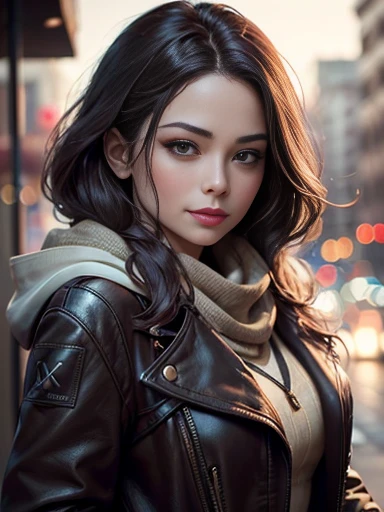 Kristin Kreuk、(masterpiece:1.0)、(highest quality:1.2)、(Dark Shot:1.3)、Classic Rogue、1991 Rogue X-Men、1 girl、Only one person、Head to Toe、standing on street corner、Elegant pose、(clothing: Brown winter coat、Brown hood、Down lining、White scarf、gloves、jeans) Medium Hair、Brown Hair、Wavy Hair、1 grey hair、Green Eyeischievous look、Grin、Spread your lips、Red lipstick、Heavy makeup、Confident expression、Backlight、(realism: 1.5)、(realism: 1.4)、(Messy: 1.4)、8k、Very detailed、Detailed beautiful woman、(background: midnight、It's snowing、Downtown New York、Snowy Night)、Official Art、Very detailedな CG Unity 8k 壁紙、Perfect lighting、colorful、超High resolution、photograph、8k、High resolution、Kodak Portrait 400、Film Grain、ぼやけたbackground、(Bokeh:1.2)、(Bright colors:1.2)、Film Grain:1.2、(warm color、warm colorトーン:1.2)、(カラーphotograph)、プロのphotograph