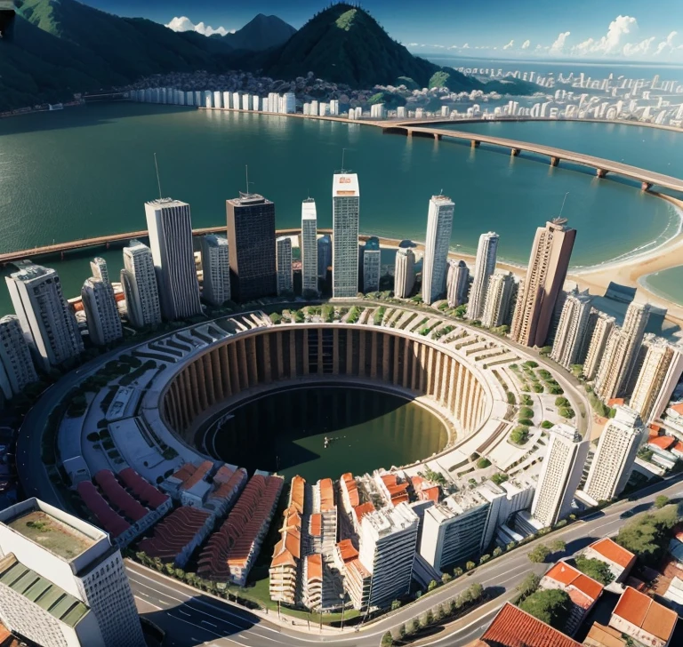 cidade linda por cima