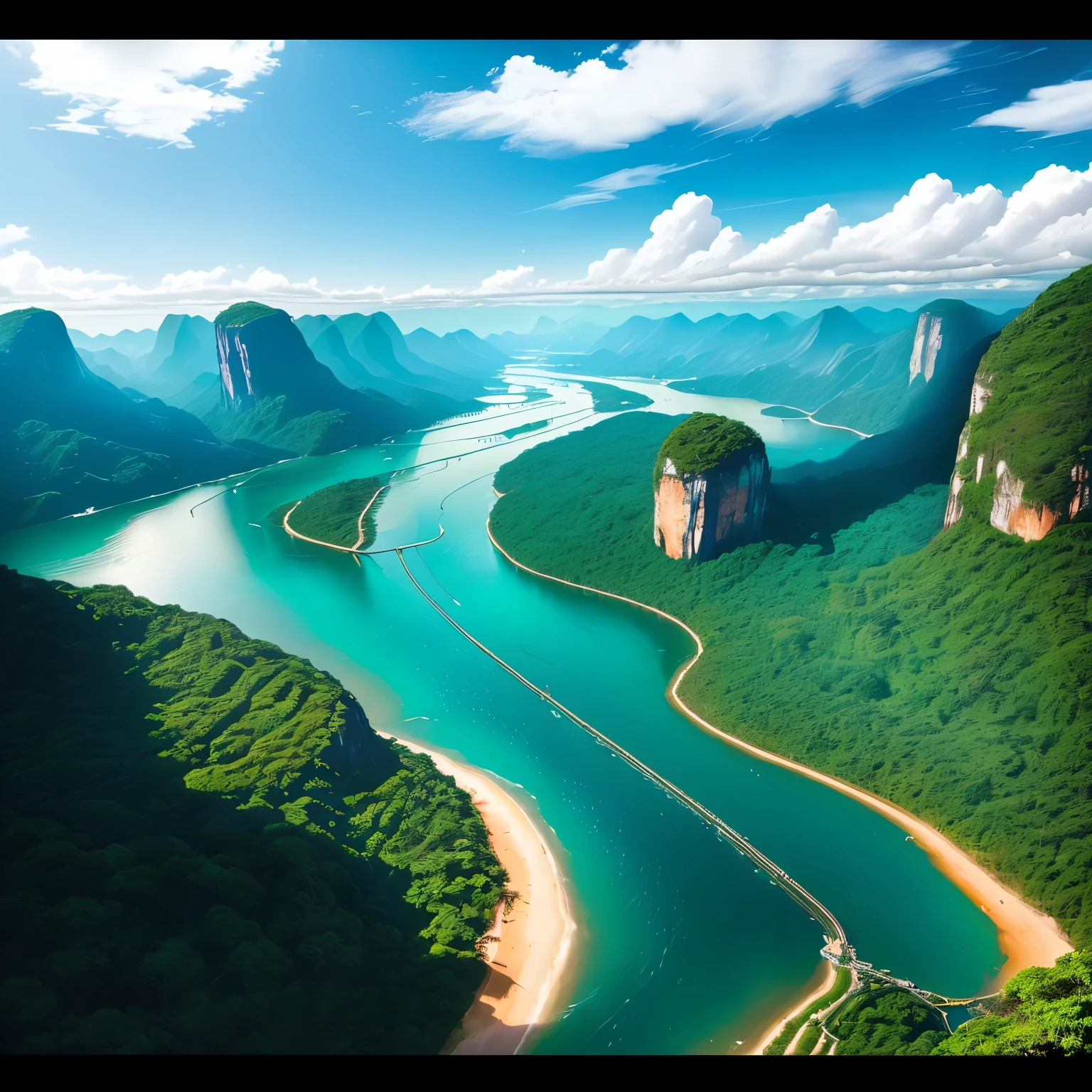 vista arafa de um rio com um barco no meio, amazon rainforest Fundo, Amazon rainforest, Rio da cobra na selva, floresta e rio, stunning nature in Fundo, river with stunning water, lindo ambiente, . Fundo: rio da selva, rio grande angular, ambiente tranquilo, breathtaking scenery, very beautiful scenery, majestic nature scenery