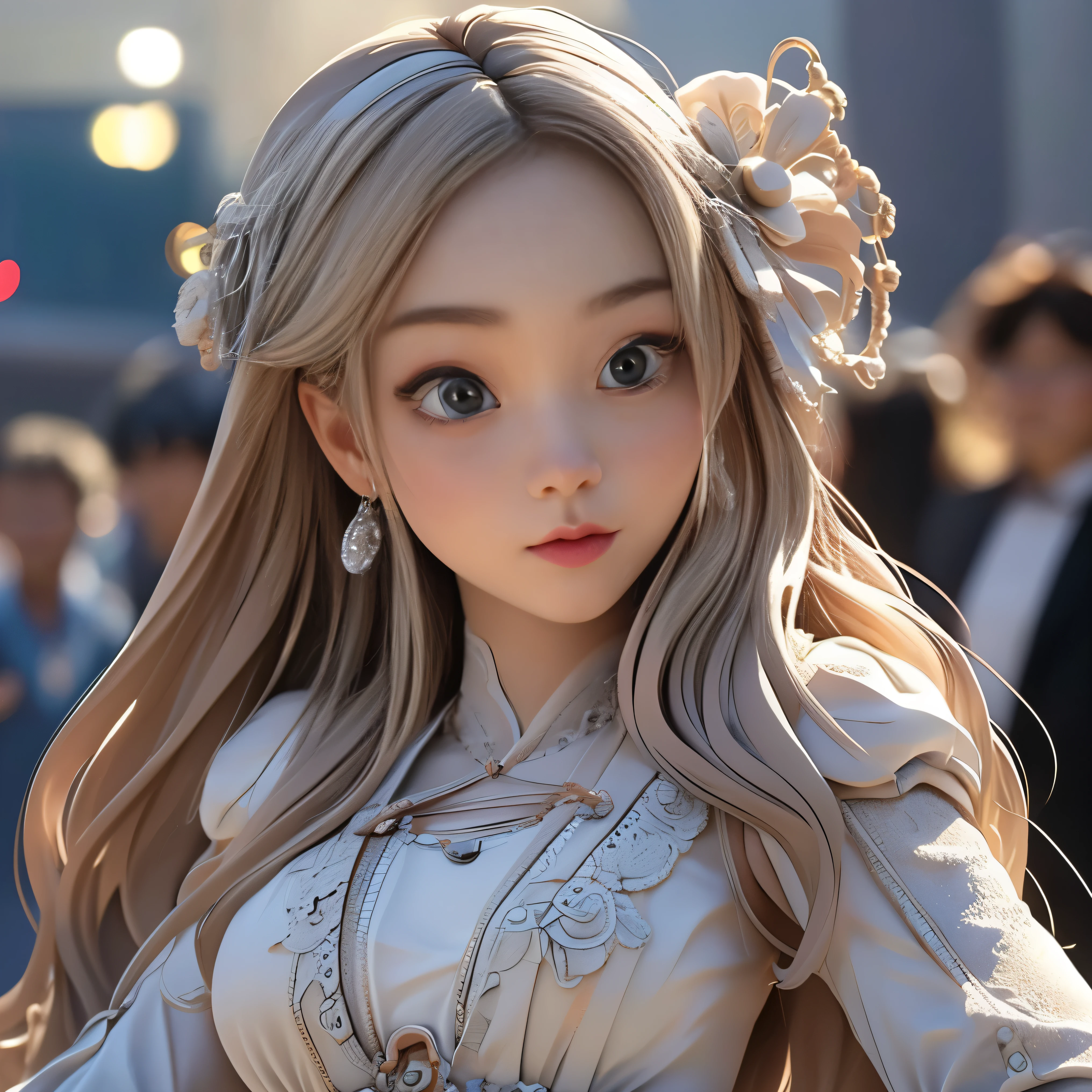 (Highly detailed body、Highly detailed face、highest quality:1.2)、woman、Looking at the audience、Medium Shot、