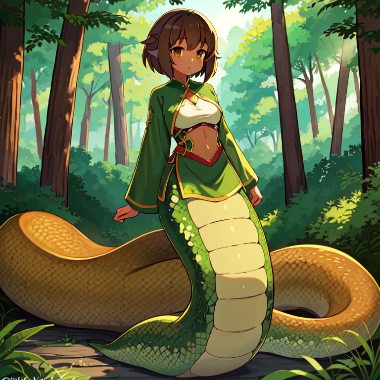 voreworks。The background is a naked girl inside the stomach of a giant snake.。A girl immersed in pleasure。The stomach pouch is filled with digestive fluids。Eating and digesting the girl