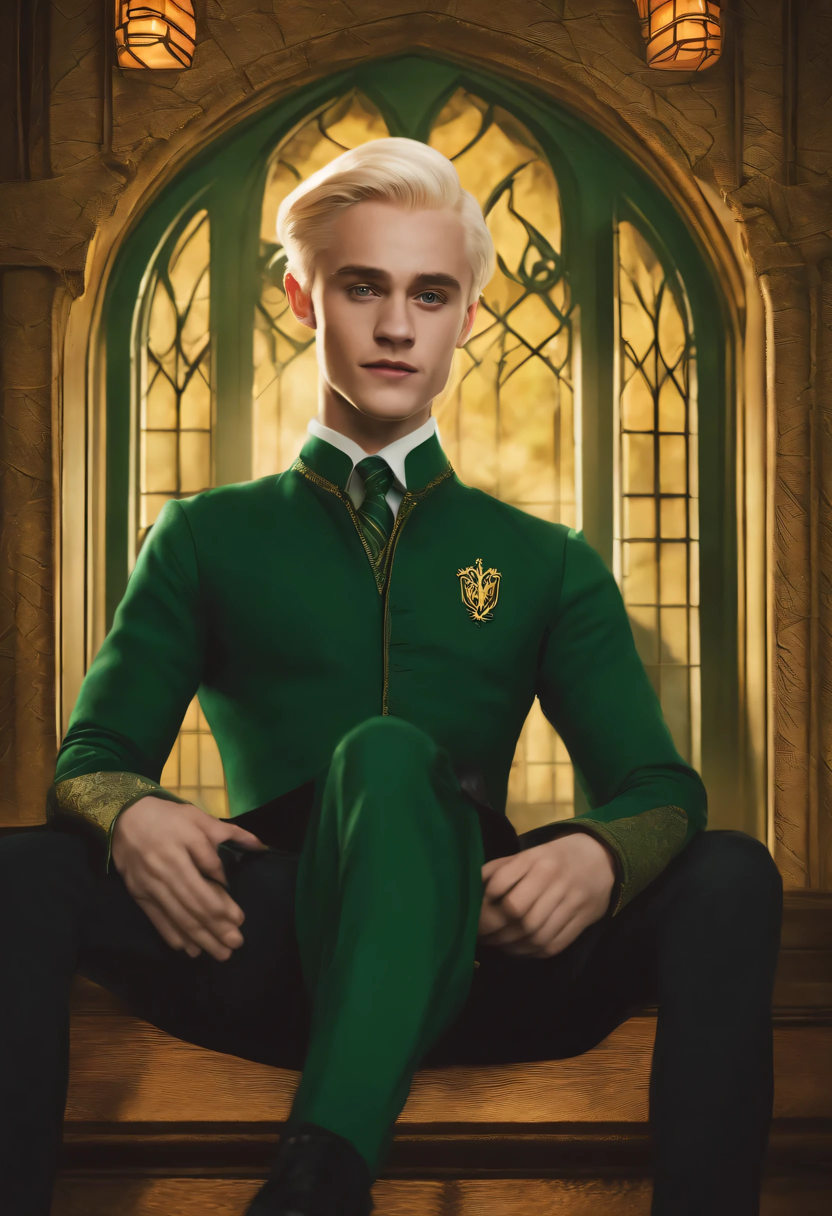 "Hour, Annely! Soy Draco Malfoy. I heard that today is your birthday, So I took a break from my Slytherin duties to send you a special message.."