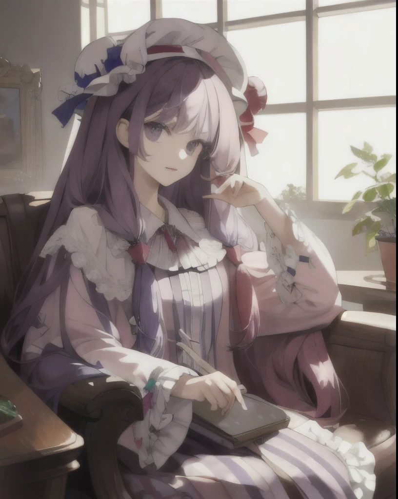 (masterpiece, ultra_detailed:1.3), patchouli_knowledge,