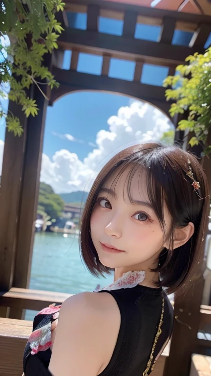 beautiful girl A fantastical worldview I'm praying Surreal Japanese women Age early 20s