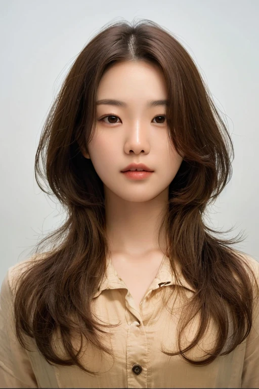 Best Quality, 8k, Masterpiece, (Portrait: 1.3), (photo realistic:1.4), (hyper realistic:1.4), Sharp Focus, looking at viewer, (smoother lighting:1.1), (increase cinematic lighting quality:0.9), realistic lighting, backlighting, light on face, ray trace, (brightening light:1.2), (Increase quality:1.4), sharp detail, (best quality real texture skin:1.4), finely detailed eyes, black_eyes, finely detailed face, 25 year old Korean woman