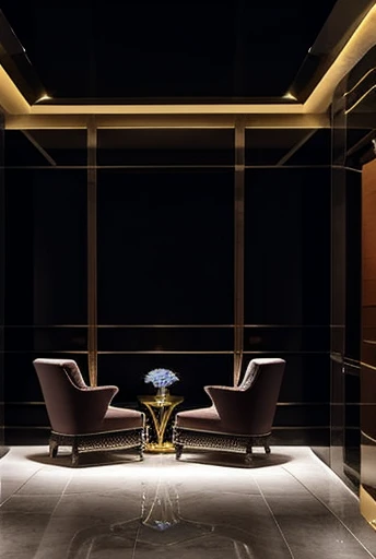 Gay Male Group Talking in Luxury Room 