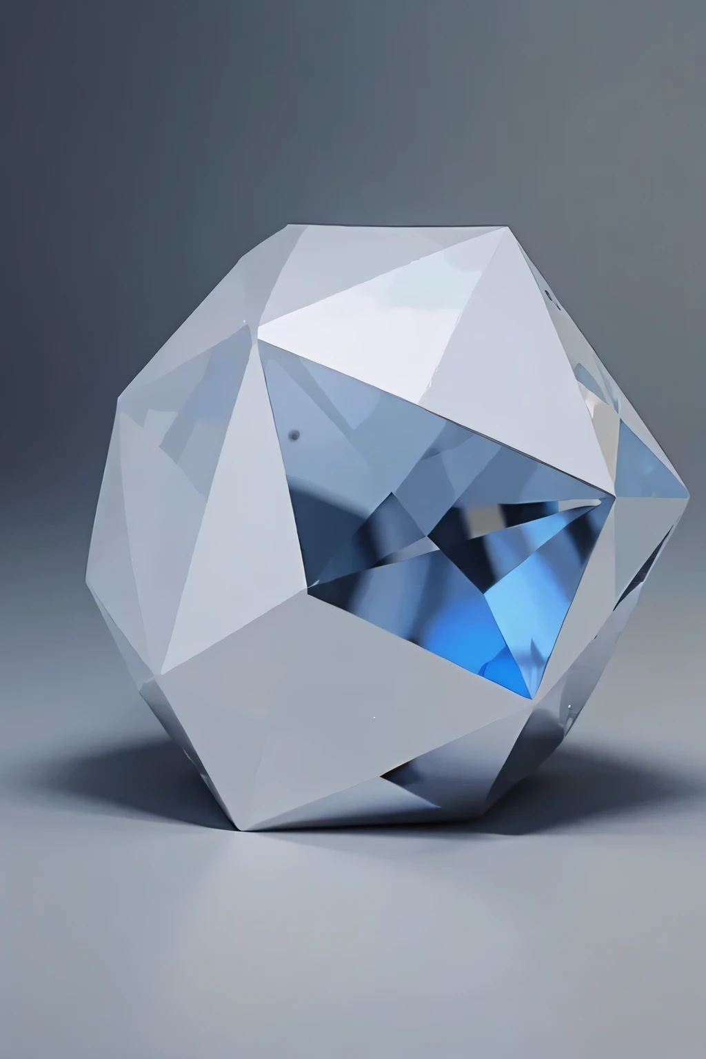 low poly 3d diamond