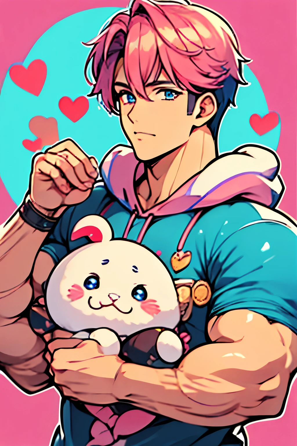 Two boys, one pinkshortbhair, one brown long-haired . Portraits,{heart effects},{Vivid Color},Pink background, multiple monochromatic colors,Wind,looking at viewer,pretty,{{Pink hospital room}}, {bandages},{pop syringe},short hair/ long hair,,Vivid Color,Beautiful, detailed eyes, jewel-like eyes, colorful eyes, sparkling eyes,{{{Youth}}},Good looking guy,{{{boy}}},{Top quality},{{Colorful mass pills}},{{{colorful mass capsule pills}}},moe sleeves,hoodie,hairpin,rabbit,pink effect,purple cross,pink heart,stuffed cat,pink hair,top quality,CG,High Resolution,Illustration,Beautiful detailed eyes,looking at viewer,finely drawn, {Art Book}, {{Vivid Color}},Long lashes, lots of lashes,{{Face close-up}},leaning to the side,{{{Male}}},mysterious,night,{young men},{{adult men}},{{{sanpaku eyes}}}, {{{scornful eyes}}},{{{He's handsome}}}, {{Beautiful young man}},{{{{Good looking guy}}}}, Colorful, Beautiful, detailed eyes, jewel-like eyes,colorful eyes, sparkling eyes,{{{{{boy}}}}},Wind,{1boy},{1 person} hyper jock, moon