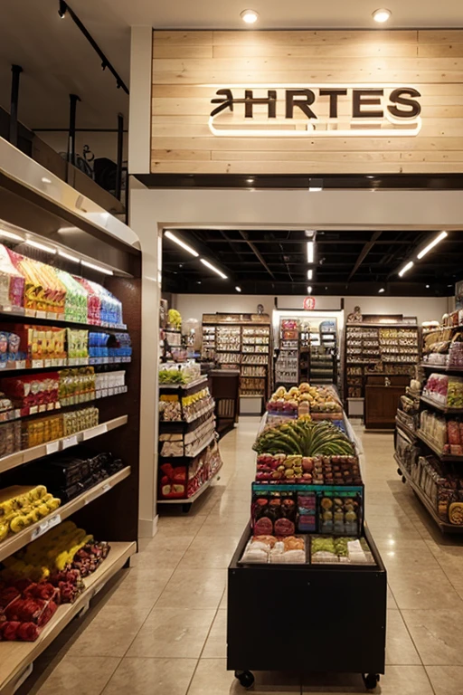 imported things store design , lleva un letrero con el nombre "JANEDERE"