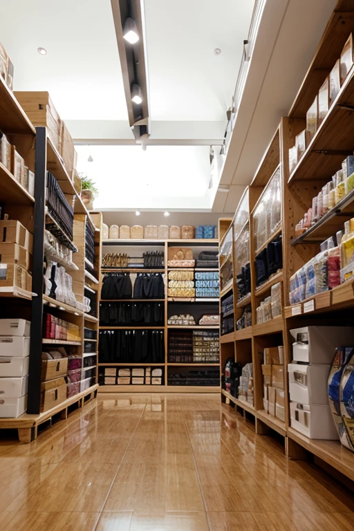 imported things store design , lleva un letrero con el nombre "JANEDERE"