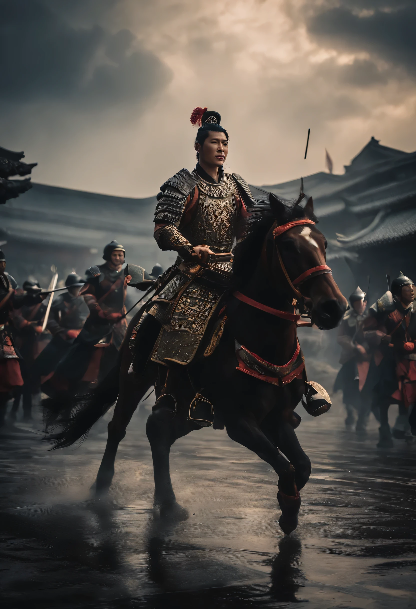 The case took place in one"China-style、swordsmen、Dark、suspenseful、curiosity"of the world: After a thousand days of rain,The sky is cloudy,For a long time, Chang'an Imperial City,emerges"Rain dissolves"of tragedies,A male warrior was ordered to track down,Recruit talent,Walk around,The layout is meticulouysteries await you to solve, The enemies attacked, at night time, many soldiers running with swords