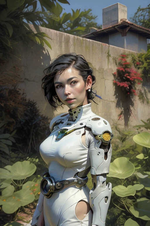((do not add the color red blue yellow pink brown orangey golden))(((add all the details that will be specified , por favor ;) )))melhor qualidade ,detalhacidade, blonde hair ,eyes liht gray ((Japanese manga ghost in the shell ))((detailed cybernetic implants in black and gold))chao coberto com neve branca/ black leather belts tied around the arms and legs and between the breasts ,with colorful metallic cebernetic trees /tons de azul/rosa/amarelo/vermelho/luminescent cybernetics distant horizon/montanhas flutuantes/ dia ensolarado/com ventos fortes /lua cheia em meio as nuvens/ borboletas,folhas ao vento,cybernetic dinosaurs in ghost in the shell style /horizon zero dawn /wide view of the horizon/com um diversidade cores / peculiar vegetation/
"beautiful porcelain white skin ,topless,big areolas,nude young woman 18 years old ,beautiful eyes, showing pussy, big tits,big dark areolas,topless, cybernetic, , detailed gorgeous face, do), rosto perfeito