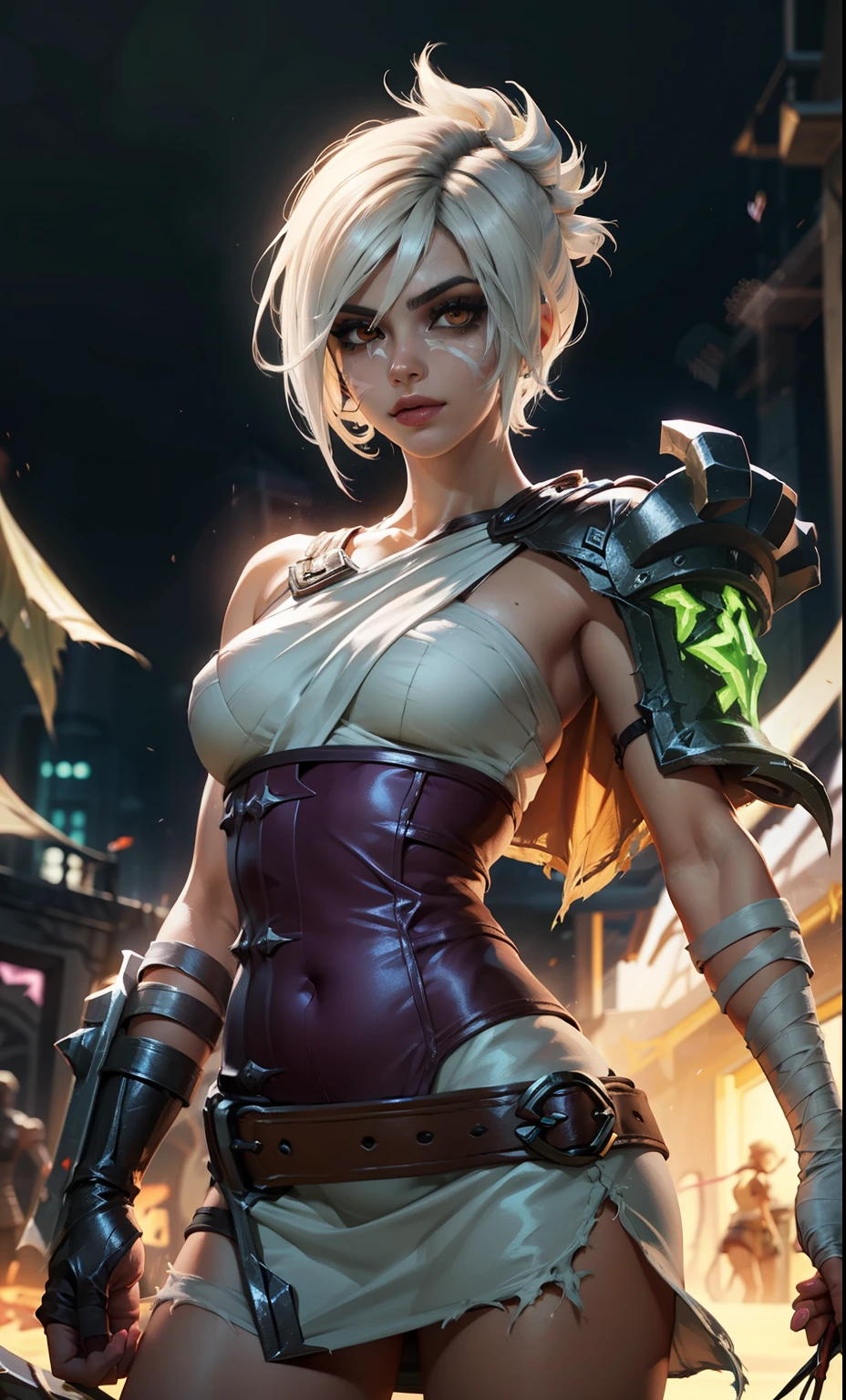 Psychedelic style, Персонаж игры League of Legends, riven, Metaverse, Detail,