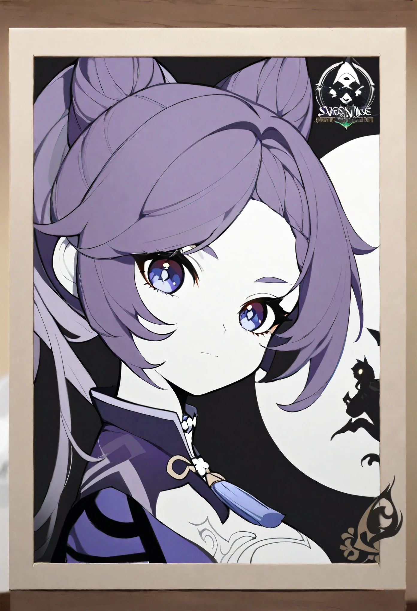 Anime Girl, ayaka Genshin Impact impact, , , Ink art anime loli, Lovely characters, , , keqing from Genshin Impact impact, Genshin Impact, Genshin Impact impact character, , portrait, little girl,Seven Seven,Chinese zombies,child