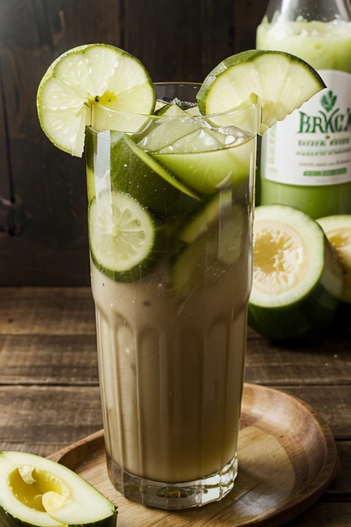 Crea una bebida de pepino y albahaca