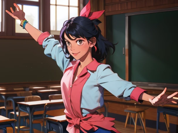 Estroy dance in Classroom at Midnight, Style of Hellper