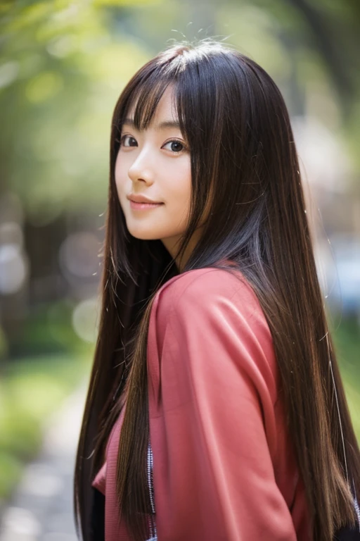 1 japanese woman, long hair