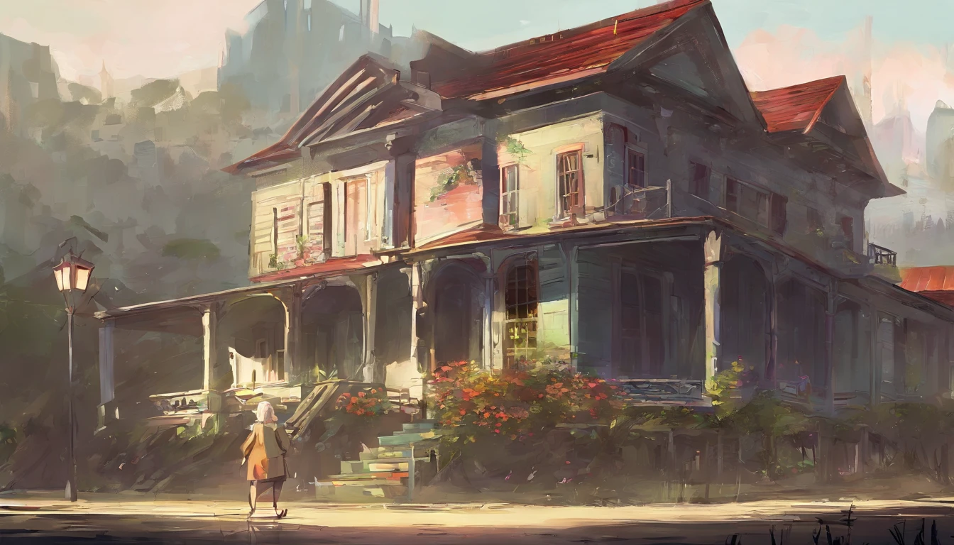 Ms. Maria, a 70 year old lady, inherited the old family house located in the center of the city.
