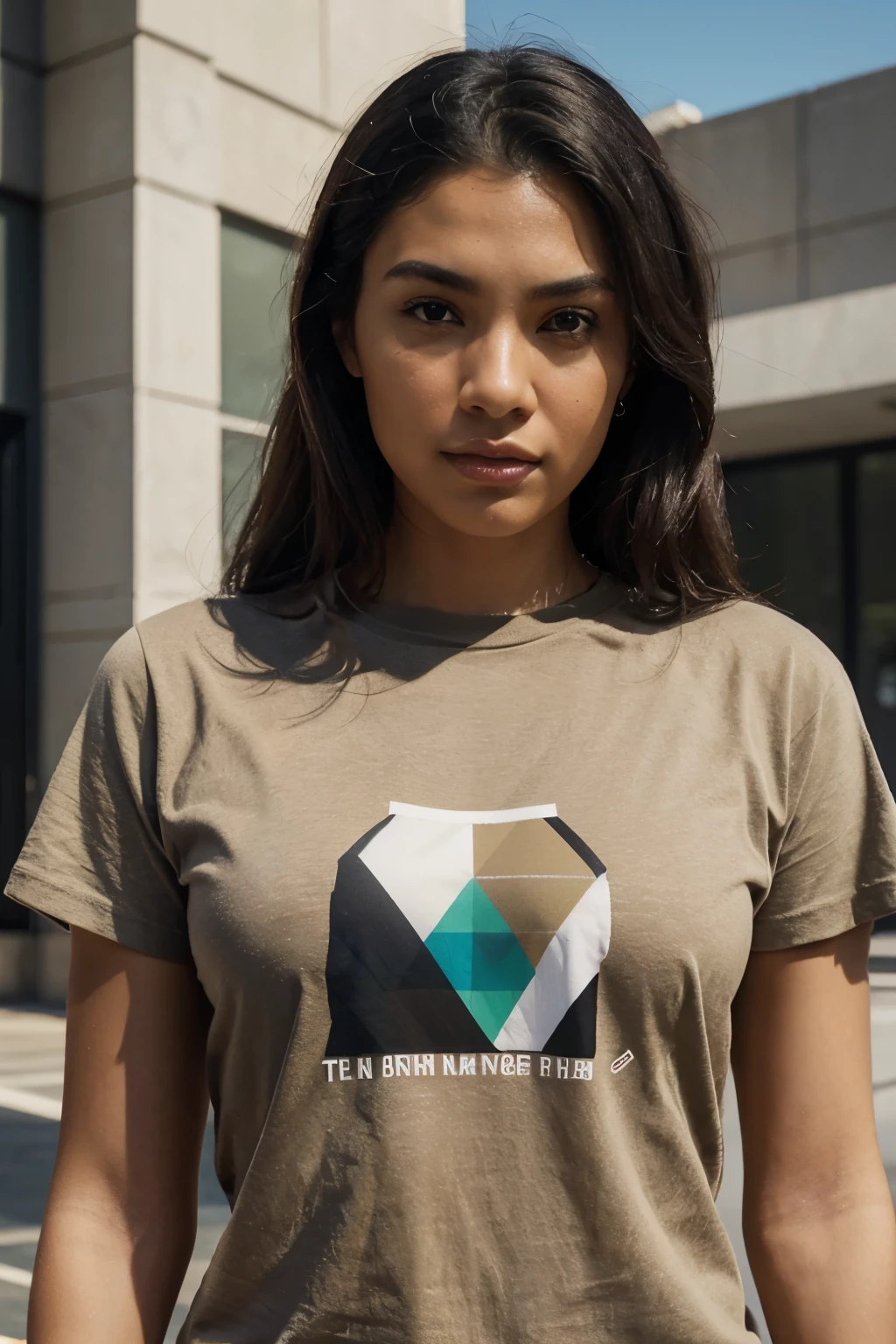 Create an image featuring a high-quality T-shirt with the phrase "Lawfare" prominently displayed. The shirt should be designed for people of mixed races and convey a message of unity and pride.
The design should include the following elements:
Text: "Lawfare" in bold, stylish font that stands out.
Colors: Use a diverse palette that symbolizes inclusivity, such as shades of brown, beige, and black, blended harmoniously.
Imagery: Incorporate subtle, abstract graphics that represent different racial identities merging together. Consider using geometric shapes or patterns that suggest unity.
Background: A simple, neutral background that keeps the focus on the T-shirt design. Optionally, include a shadow or spotlight effect to make the T-shirt pop.
Setting: A diverse group of models wearing the T-shirt, representing various mixed-race backgrounds, standing together with a sense of camaraderie.
Context: Subtle nods to the Republican Party and President Trump, such as small, tasteful logos or insignia that don't overpower the main message.
Ensure the overall aesthetic is modern, appealing, and conveys a strong message of unity and pride for mixed-race individuals.