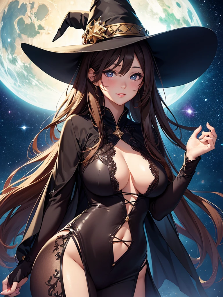 Beautiful woman
Beautiful bodystocking l gentle colors
Light 黒Brown Hair smile Masterpiece Night Starry Sky Magic sexy, extremely beautiful 22歳 Big Breasts Beautiful Eyeagical gentle lighting 涙 cowboy shot,Witch Hat、Witch's wand、sexy panty magic light