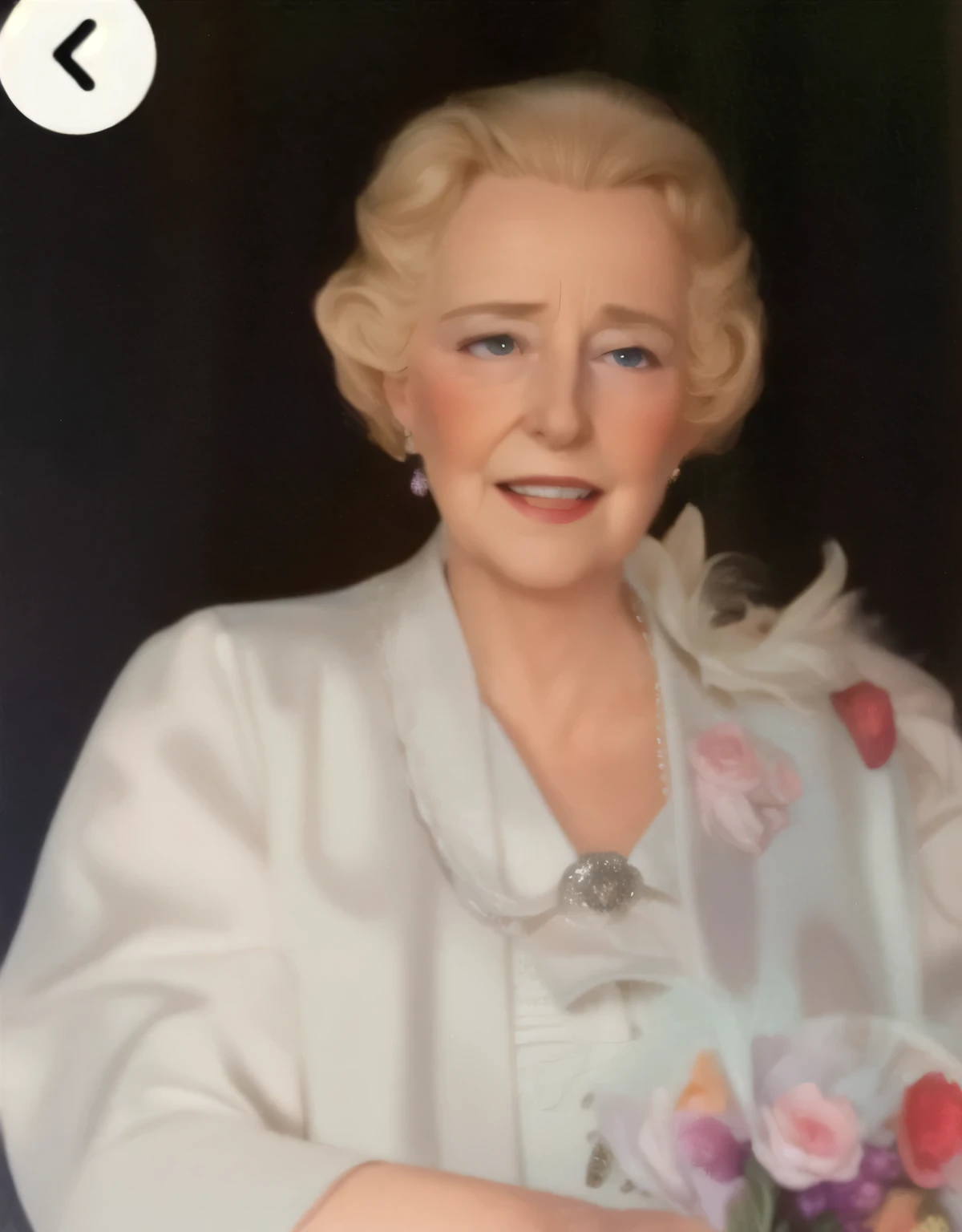 Mujer , Queen of Belgium Fabiola, He is 97 years old and has wrinkles....