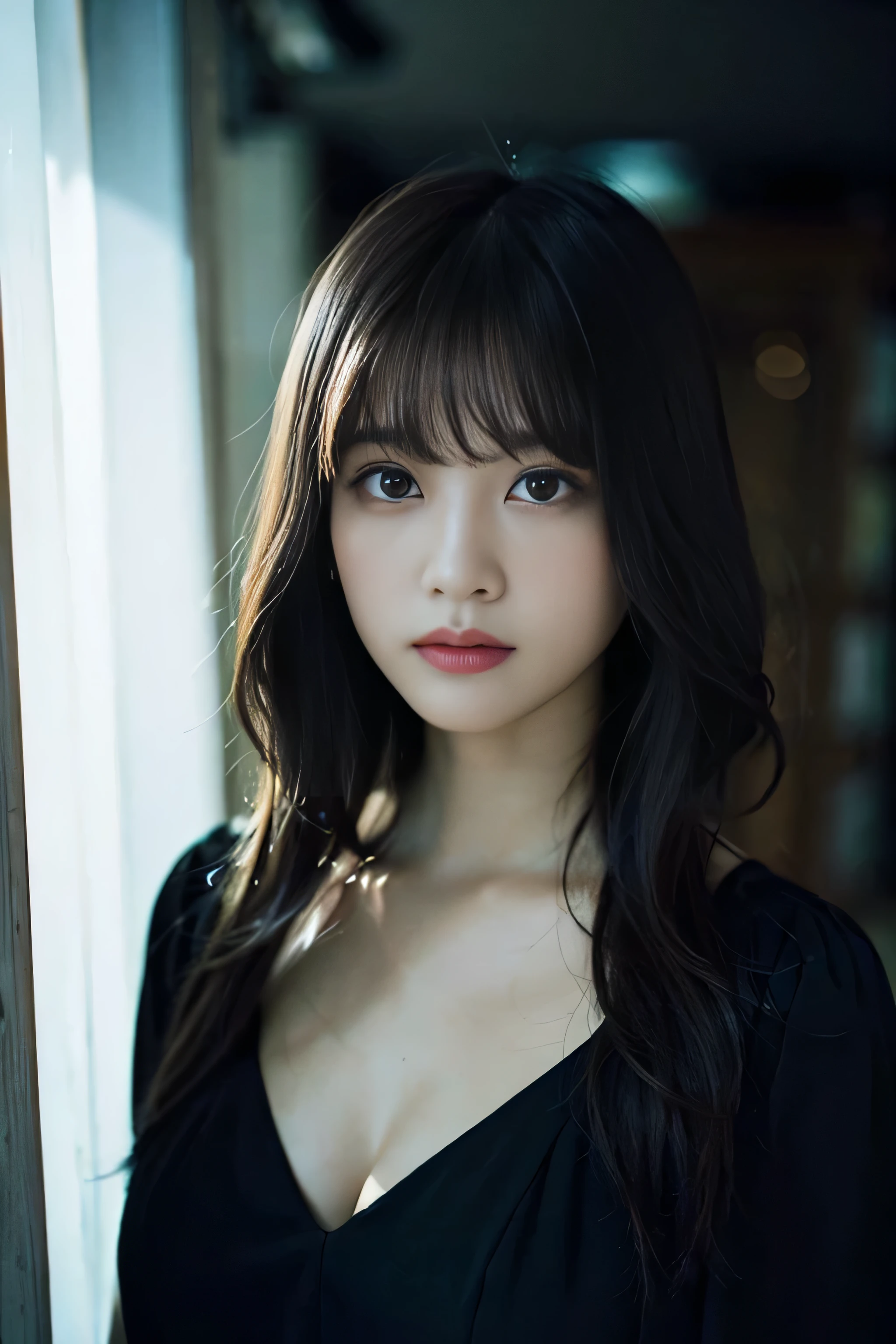 (walking sideways, festivity, In the city, At night, side breasts visible through clothes, Open chest, looking off to the side, Angle from Above), (very dark lipgloss, pitch black lipstick, So many eyelashes, pitch black eyeshadow), Bra in simple colors, NSFW (Nsw), 8K, RAW photogr, top-quality, A high resolution: 1.1, ultra-realistic realism: 1.4, hentail realism, The ultra-detailliert, Photorealistic: 1.3, absurderes, Masterpiece, Urzan-6500-V1 version.1:0.33, Beautiful_mistake-6500:0.66, PureErosFace_V1:0.33, RAW photogr: 1.2, Open mouth, Soft light, cinema lite, filmgrain, s whole body, Depth of field,, The background is blurred out, eyes focus, angle of view, 20 years old, 85mm lens, f/1.4, Professional lighting, Imagen, photon maping, Radio City, physically-based renderingt(physically-based renderingt), Transparency, japanaese girl, sexual excitement: 1.5, Realistic face, Realistic body, Realistic skin, Clean: 1.5, Big breasts: 1.3, tear drop, Watery eyes, Raised eyebrows, Good style, Camel toes, Smile, attractive smile, cowboy lens, s whole body