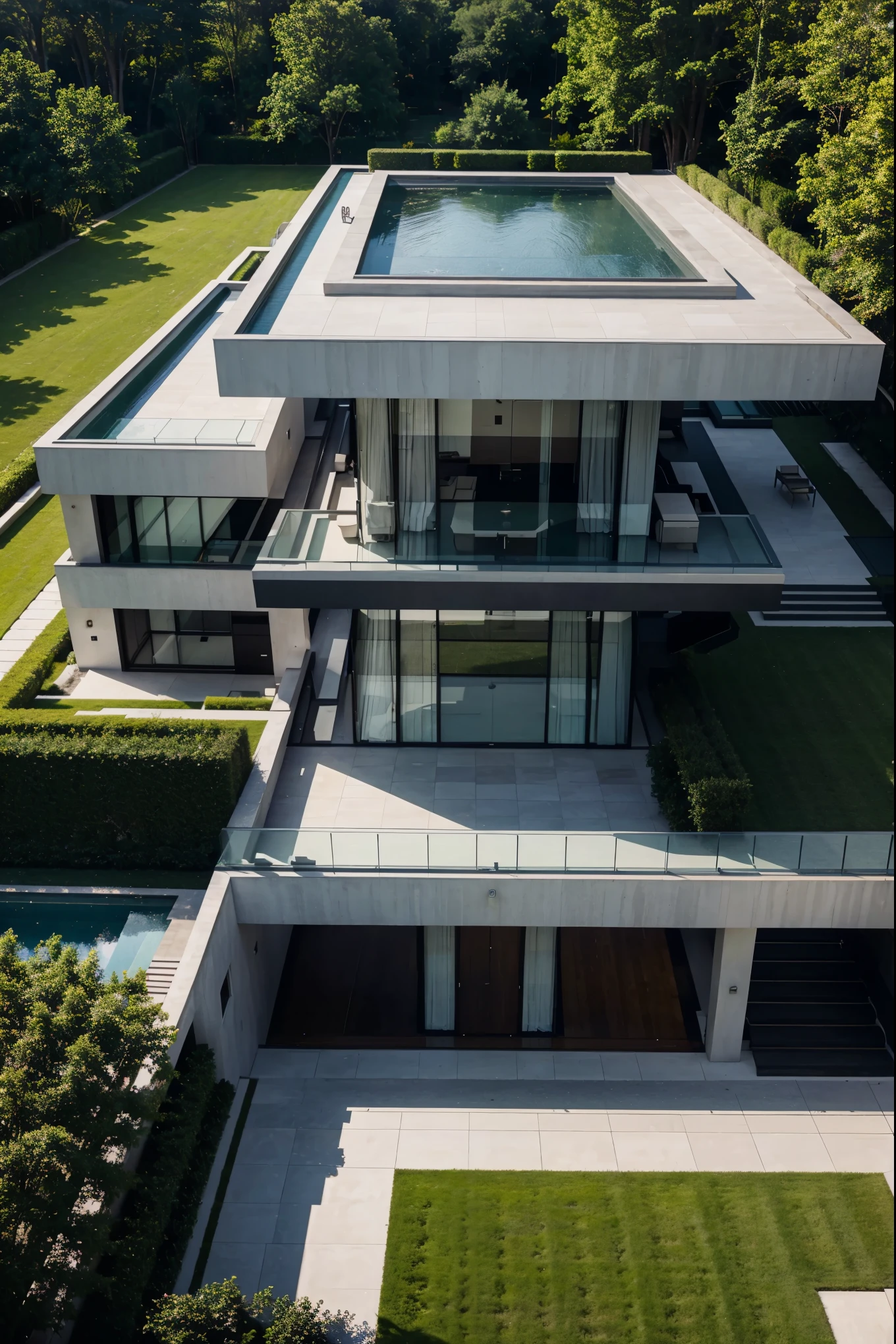 Modern big mansion