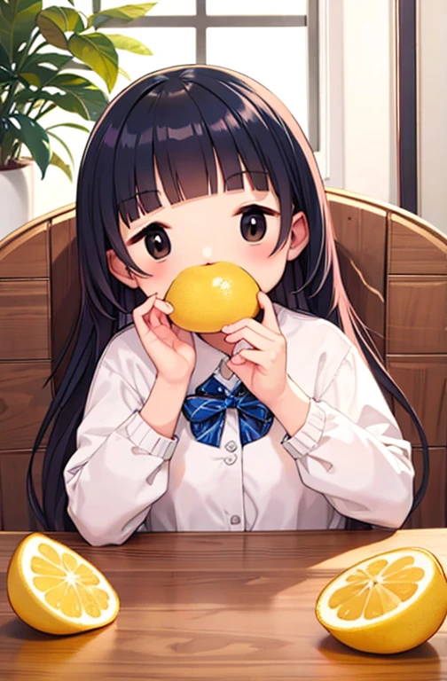 Lemon eating challenge