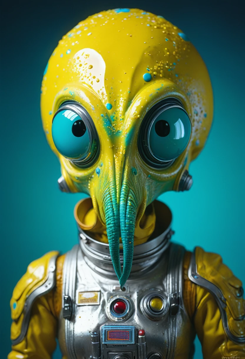 8K, ARTISTIC photogrAphy, best quAlity, mAsterpiece: 1.2), A (potrAit:1.2) Don Bluth Style  ASTRONAUT Cthulhu yellow Toon Doll, full body RAW candid cinema, cyan hair, 16mm, color graded portra 400 film, remarkable color, ultra realistic, sad admosphere, dark lighting, oppressive atmosphere, depressive colors, kodak portra 400, photograph,r, Natural Light,  Pinhead lighgts, blur reflection, Brush Strokes, Smooth, abstract, Splatter, Oil On Canvas, rainbow colors, fractal isometrics details bioluminescens : a stunning realistic photograph of wet bone structure, 3d render, octane render, intricately detailed, titanium decorative headdress, cinematic, trending on artstation | Isometric | Centered