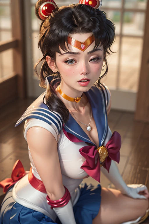 (((55-year-old woman, Woman:1.2))), 日本のカップルが動物のようにベッドでSexする, Free photos of asian japanese girls, Heterosexual, One girl, One boy, Small breast Nipples,nsoreddle, Open your mouth, Top girl, short hair, Brown Hair, ((Low Ponytail)), ((Pearl Necklace)), Mosaic Censorship, Cowgirl, close your eyes, (((Sailor Moon Costume:1.2))),