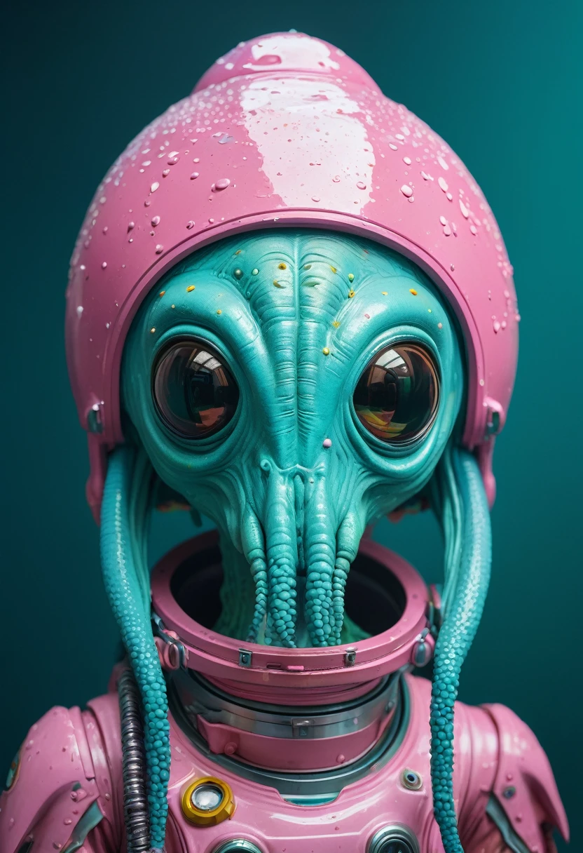 8K, ARTISTIC photogrAphy, best quAlity, mAsterpiece: 1.2), A (potrAit:1.2) Don Bluth Style ASTRONAUT Cthulhu pink Toon Doll, full body RAW candid cinema, cyan hair, 16mm, color graded portra 400 film, remarkable color, ultra realistic, sad admosphere, dark lighting, oppressive atmosphere, depressive colors, kodak portra 400, photograph,r, Natural Light, Pinhead lighgts, blur reflection, Brush Strokes, Smooth, abstract, Splatter, Oil On Canvas, rainbow colors, fractal isometrics details bioluminescens : a stunning realistic photograph of wet bone structure, 3d render, octane render, intricately detailed, titanium decorative headdress, cinematic, trending on artstation | Isometric | Centered