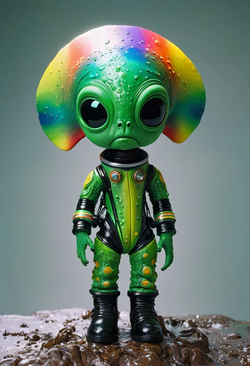 8K, ARTISTIC photogrAphy, best quAlity, mAsterpiece: 1.2), A (potrAit:1.2) Don Bluth Style  ASTRONAUT Cthulhu black Toon Doll, full body RAW candid cinema, green hair, 16mm, color graded portra 400 film, remarkable color, ultra realistic, sad admosphere, dark lighting, oppressive atmosphere, depressive colors, kodak portra 400, photograph,r, Natural Light,  Pinhead lighgts, blur reflection, Brush Strokes, Smooth, abstract, Splatter, Oil On Canvas, rainbow colors, fractal isometrics details bioluminescens : a stunning realistic photograph of wet bone structure, 3d render, octane render, intricately detailed, titanium decorative headdress, cinematic, trending on artstation | Isometric | Centered