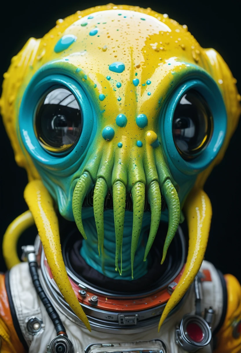 8K, ARTISTIC photogrAphy, best quAlity, mAsterpiece: 1.2), A (potrAit:1.2) Don Bluth Style ASTRONAUT Cthulhu yellow Toon Doll, full body RAW candid cinema, cyan hair, 16mm, color graded portra 400 film, remarkable color, ultra realistic, sad admosphere, dark lighting, oppressive atmosphere, depressive colors, kodak portra 400, photograph,r, Natural Light, Pinhead lighgts, blur reflection, Brush Strokes, Smooth, abstract, Splatter, Oil On Canvas, rainbow colors, fractal isometrics details bioluminescens : a stunning realistic photograph of wet bone structure, 3d render, octane render, intricately detailed, titanium decorative headdress, cinematic, trending on artstation | Isometric | Centered