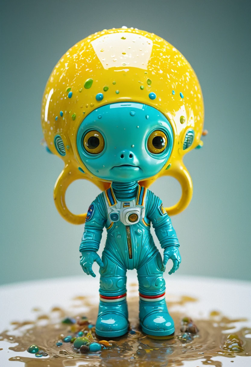 8K, ARTISTIC photogrAphy, best quAlity, mAsterpiece: 1.2), A (potrAit:1.2) Don Bluth Style  ASTRONAUT Cthulhu yellow Toon Doll, full body RAW candid cinema, cyan hair, 16mm, color graded portra 400 film, remarkable color, ultra realistic, sad admosphere, dark lighting, oppressive atmosphere, depressive colors, kodak portra 400, photograph,r, Natural Light,  Pinhead lighgts, blur reflection, Brush Strokes, Smooth, abstract, Splatter, Oil On Canvas, rainbow colors, fractal isometrics details bioluminescens : a stunning realistic photograph of wet bone structure, 3d render, octane render, intricately detailed, titanium decorative headdress, cinematic, trending on artstation | Isometric | Centered