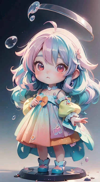 Anime girl with colorful hair and colorful dress, rossdraws pastel vivid, rossdraws cartoon vibrant, Anime Style 4k, Beautiful anime portraits, art germ colorful!!!, ! Dream Art Workshop, Beautiful Anime Girls, Anime style digital art, anime art wallpaper 4k, anime art wallpaper 4k, Digital anime art, Highly detailed art gems 、