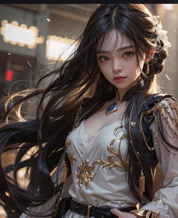 1 Girl, Black long hair, (masterpiece, best quality), Soft Light, true