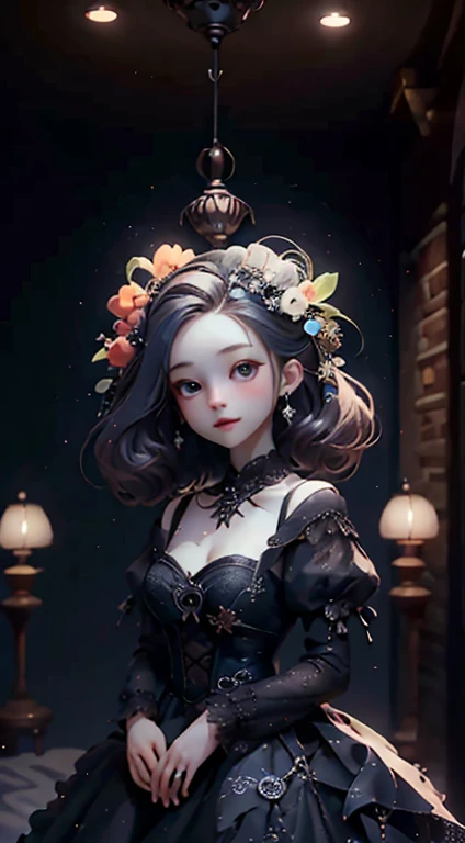 ((masterpiece, highest quality)),(Complex lighting),One girl, Valerie Frizzle,dress, Baby