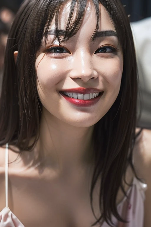 (((Vulgarity)))、((Ultimately realistic))((highest quality)), ((masterpiece)), (detailed), Perfect Face、8K、Spiderman Cosplay、night、On the bed、long hair、Black Hair、The body line is clearly visible、The whole body is dark and tanned、Dubious smile、B92 W58 H95、