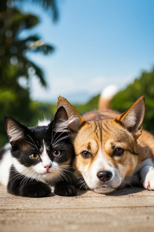 Cat and dog